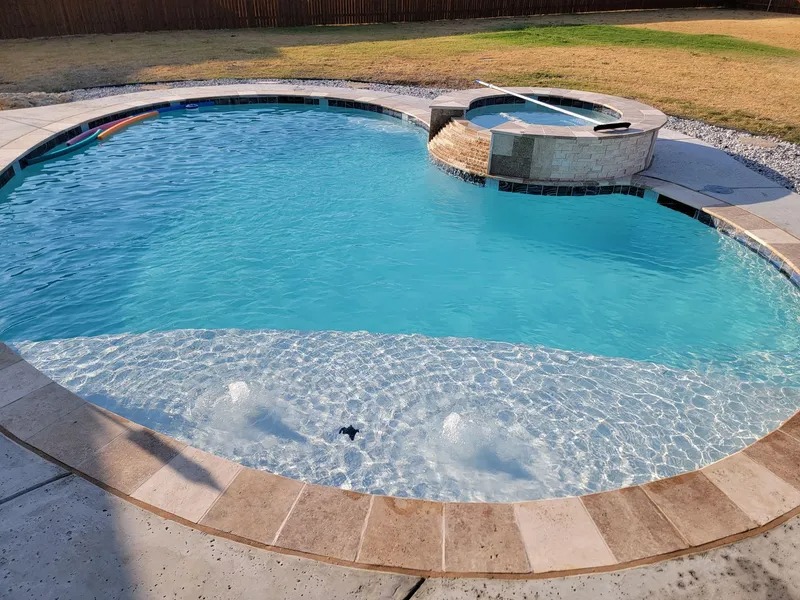 Burleson Family Gunite Pool